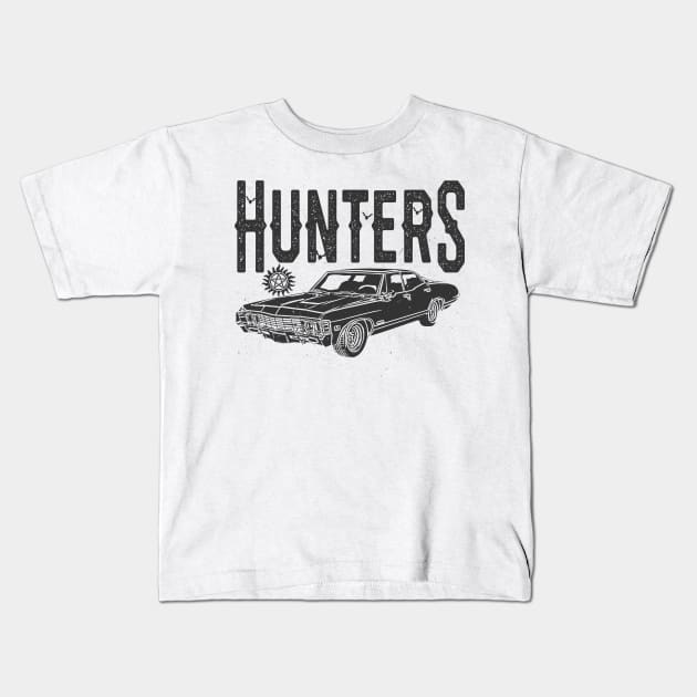 Sam and Dean Winchester Hunters Inc Kids T-Shirt by winchestermerch